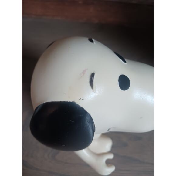 Vintage 1966 Peanuts Snoopy Poseable Vinyl Toy Figure - Picture 5 of 8
